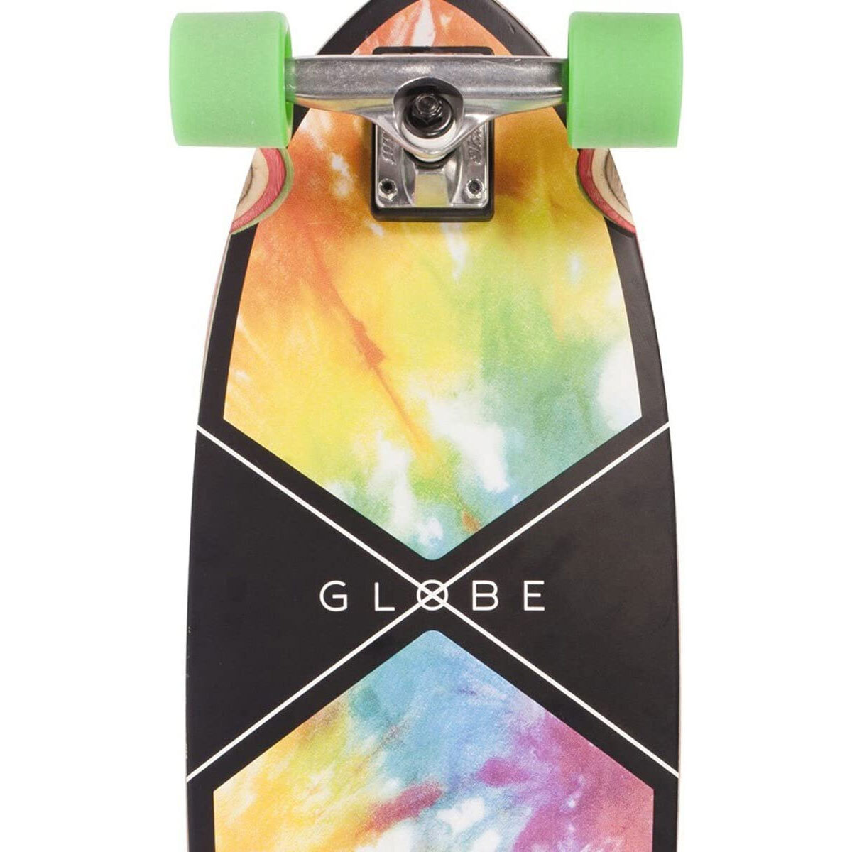 Globe Skateboard Cruiser Complete Chromantic Trippy Tie Dye 9.5" x 33"