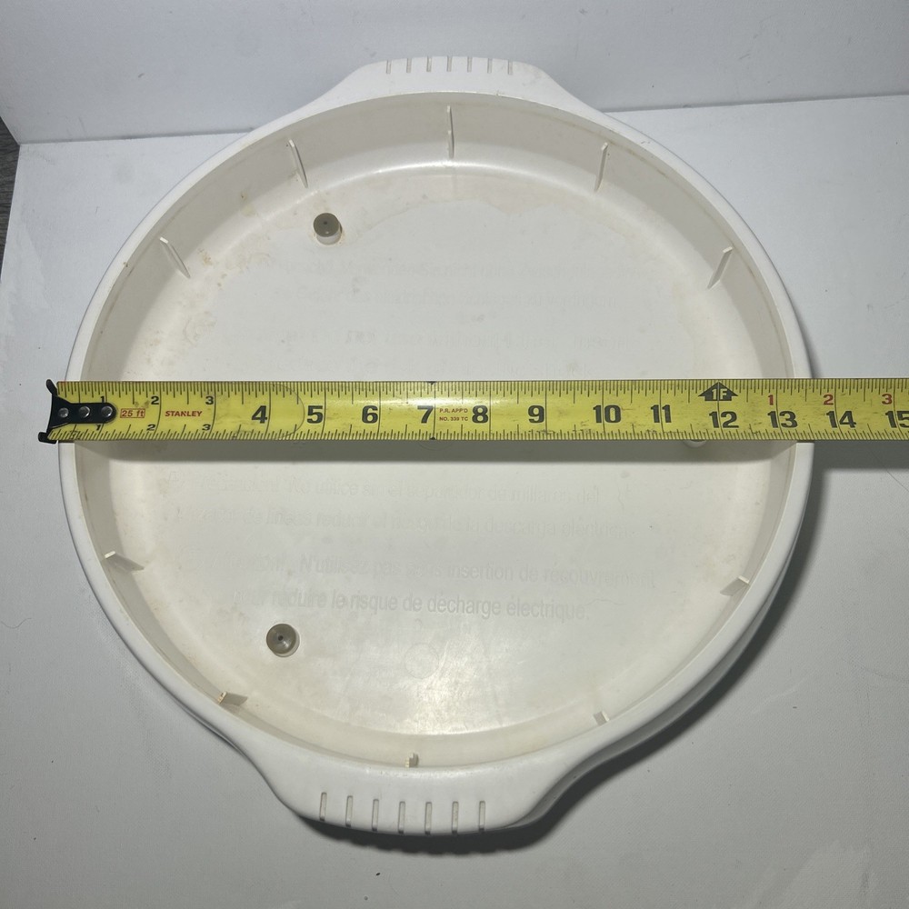 NuWave Infared Oven Pro White Base 20331 Replacement Part