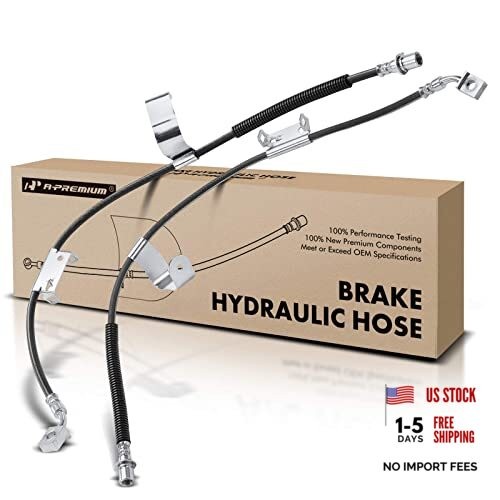Front Brake Hydraulic Hoses Compatible with Select Front Driver and Passenger
