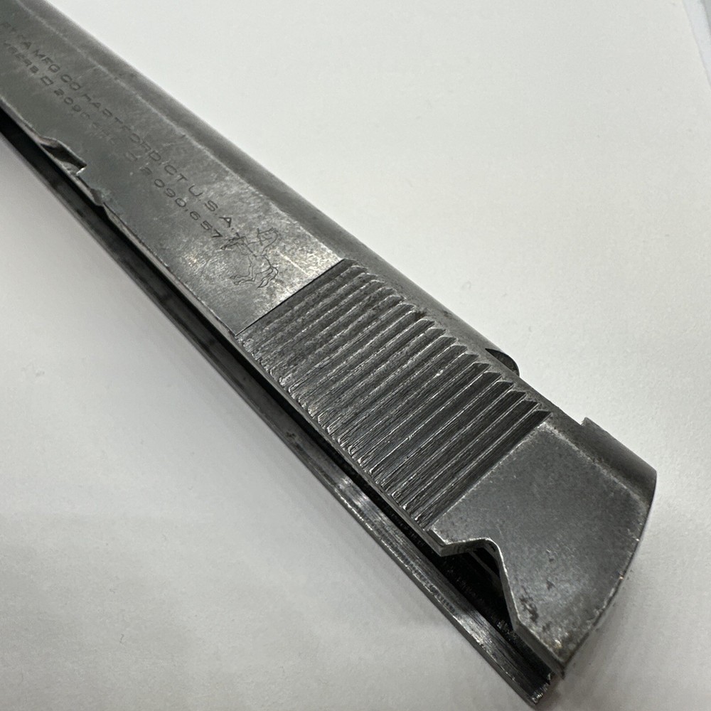 Original 1931 Colt Service Ace Marked SERIALIZED Conversion Slide 1ST YEAR ISSUE