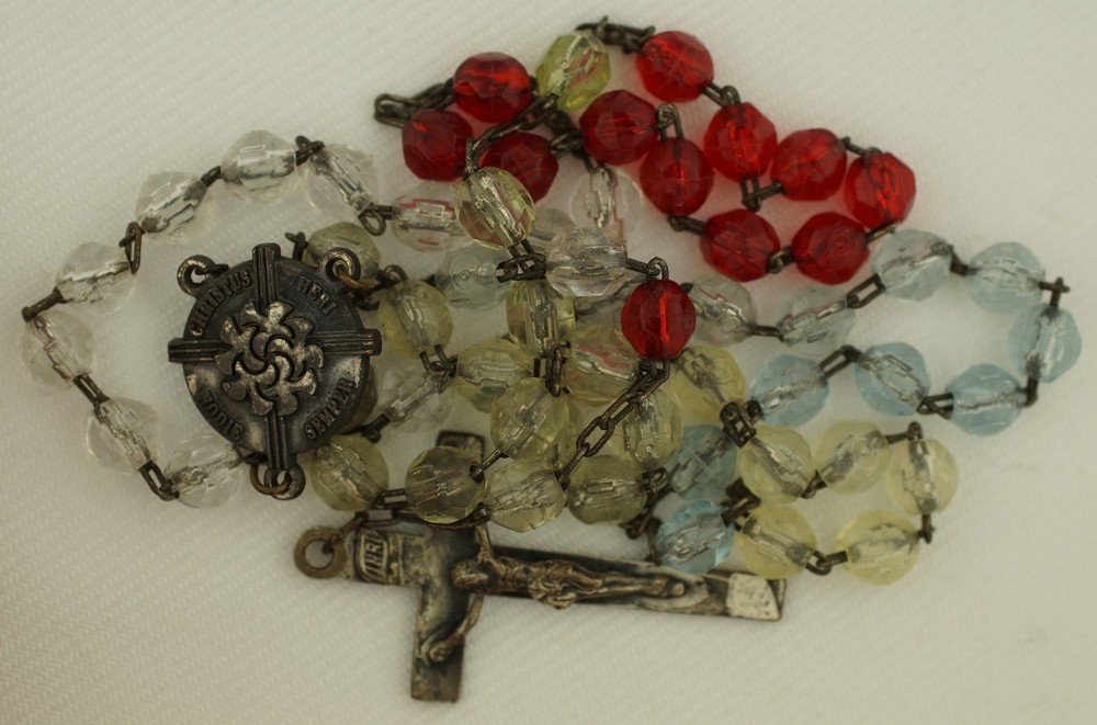 Vintage Millenium Rosary Jubilee 2000 CHRIST YESTERDAY TODAY FOREVER Jubilaeum