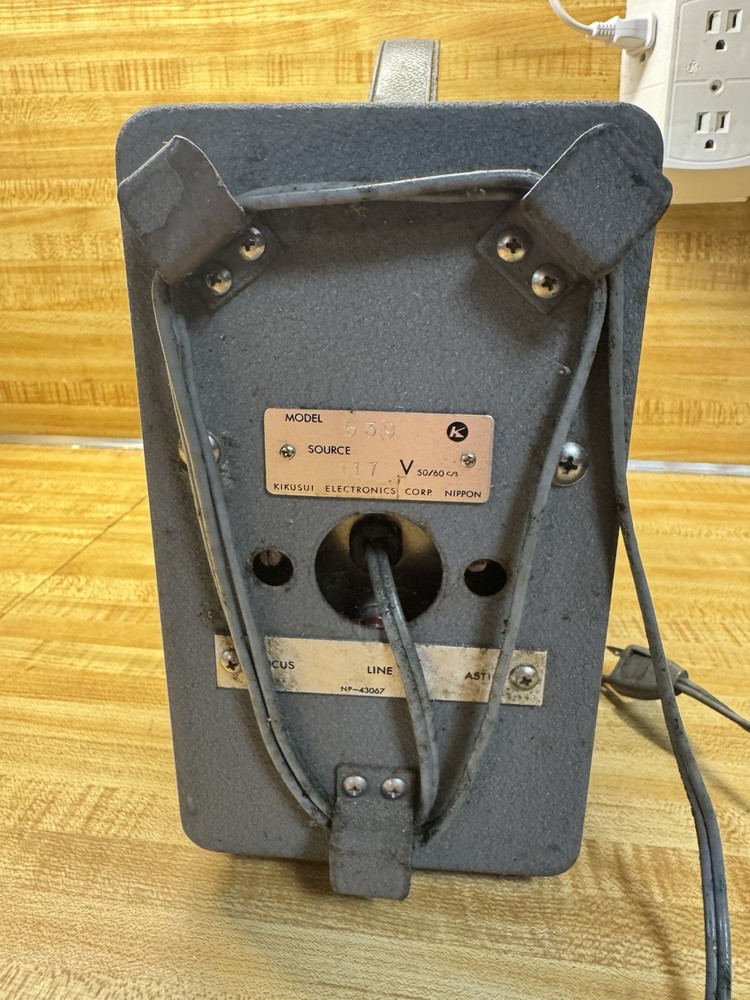Kikusui Model 539 Oscilloscope Powers On But Untested