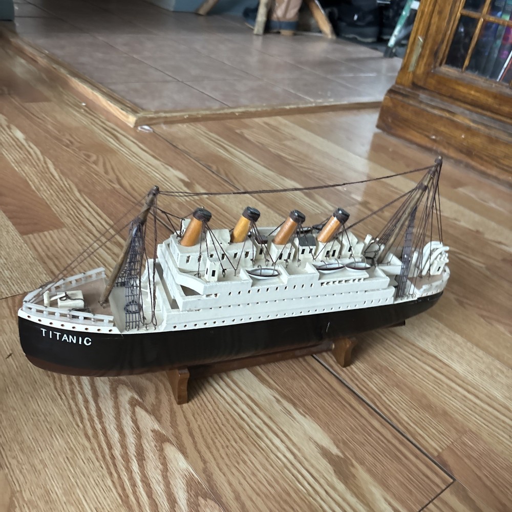 Wooden Titanic Model