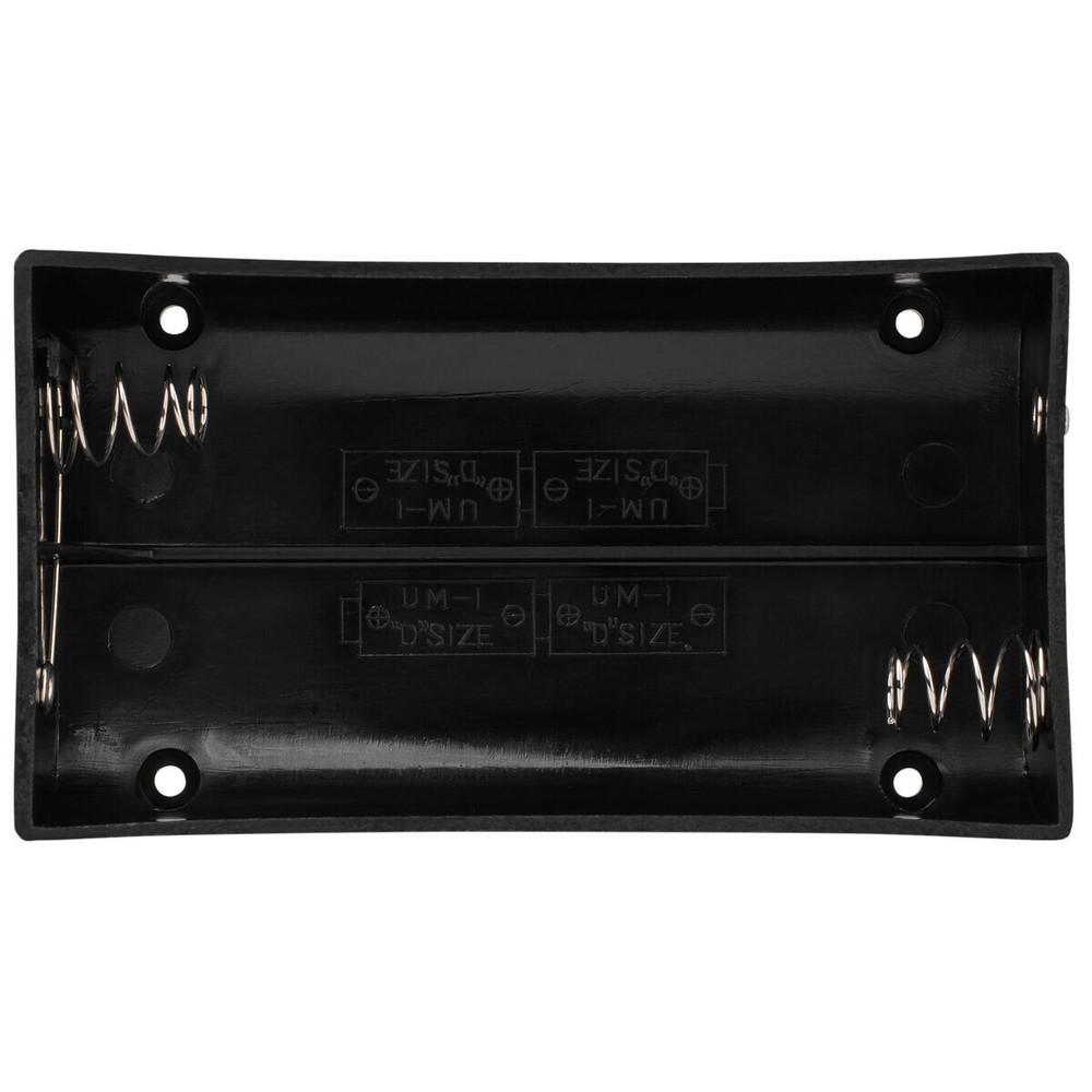 4 D Cell Battery Casing Housing Enclosure Holder with Solder Tabs