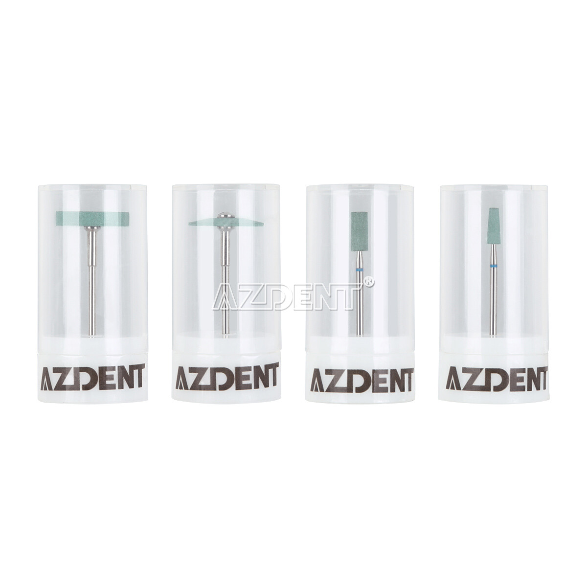 5Pcs Dental Lab Ceramic Diamond Grinder Zirconia Porcelain Polisher HP CD2123