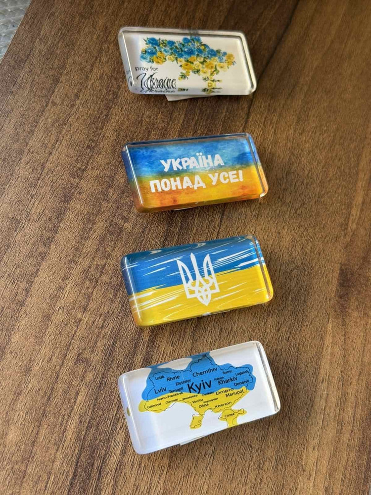 Fridge Magnet Ukrainian Map Gift Collection