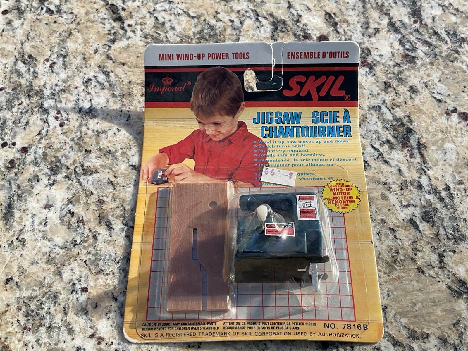 1988 Vintage Wind Up Skil Imperial Mini Power Tools Complete Set Lot Of 4