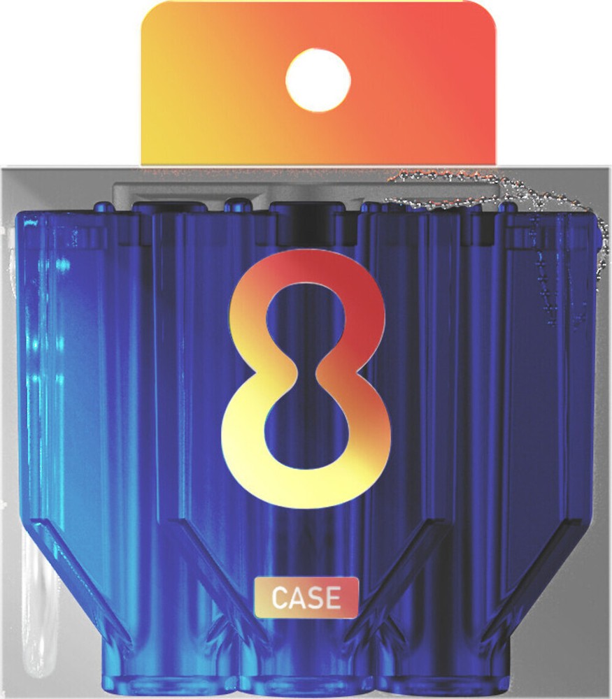 Target 8 FLIGHT CASE CLEAR BLUE