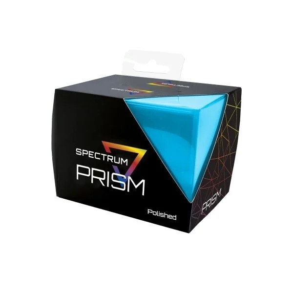 1 BCW Electric Blue Smooth Glossy Prism Deck Case