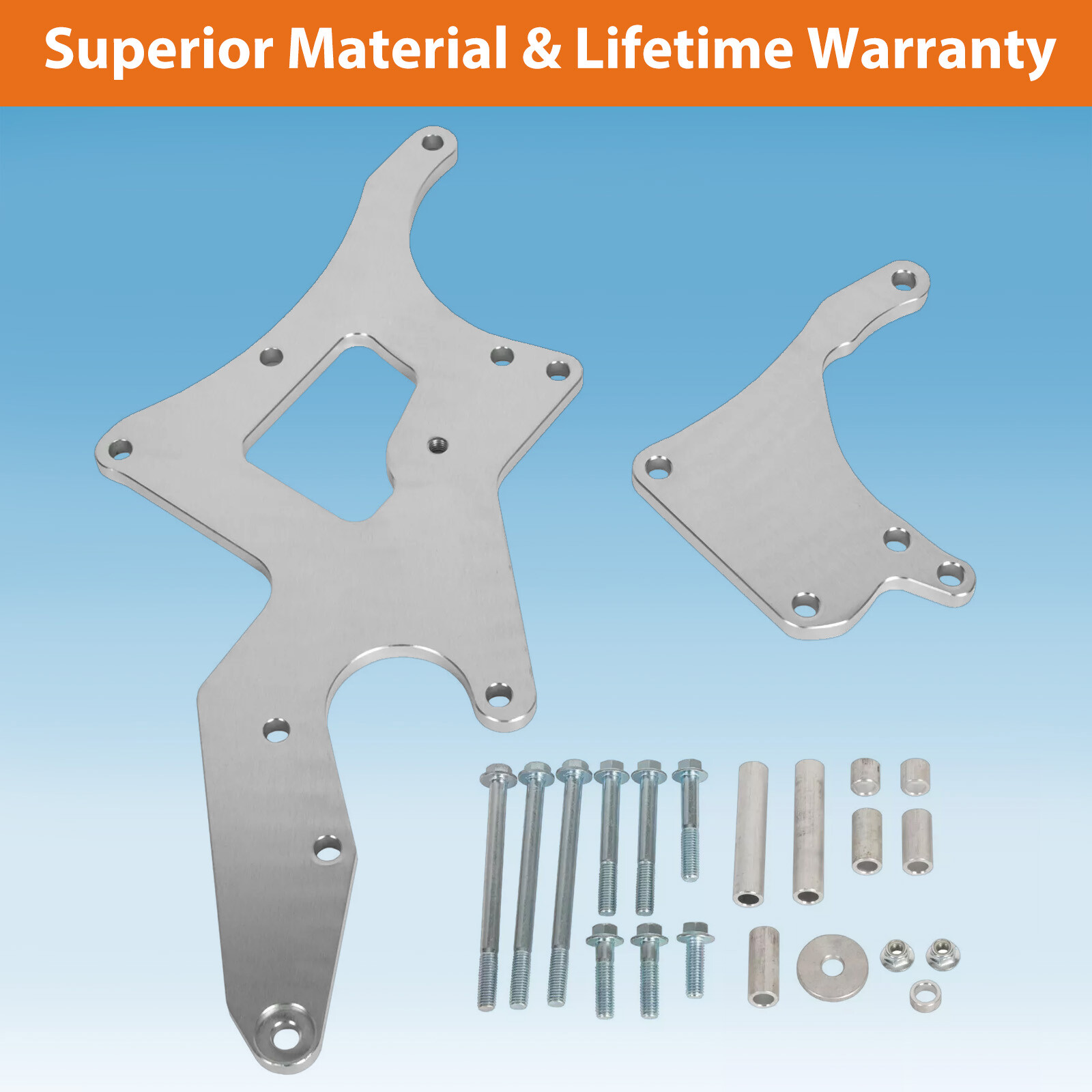 Serpentine Bracket Alternator Power Steering Pump Swap Conversion For LS Engines