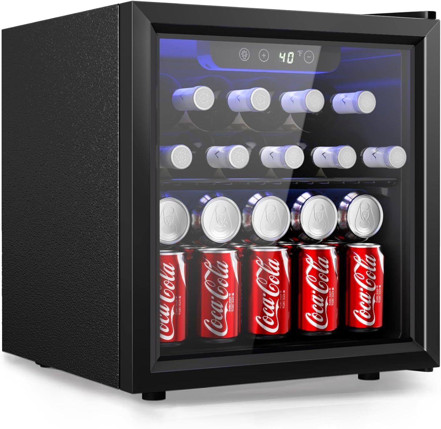 Beverage Cooler Mini Fridge  for Drinks Beer Wine Home Bar