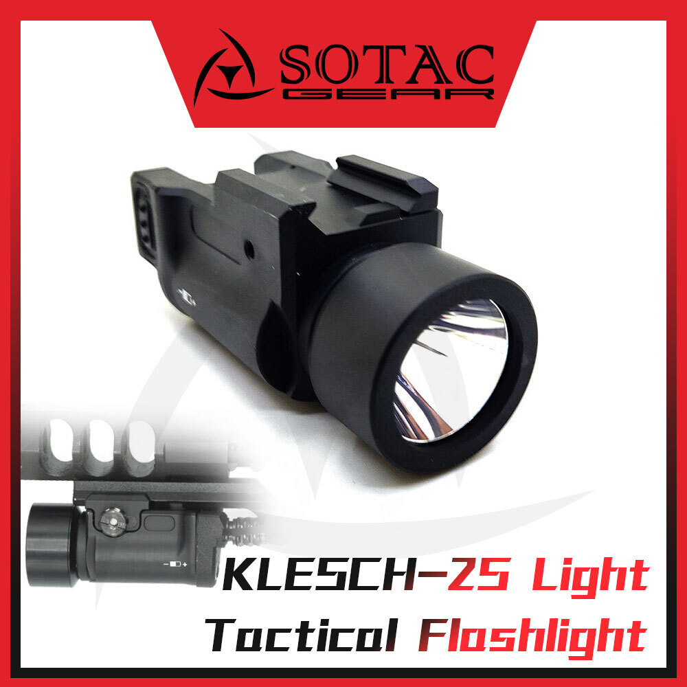 Weaponlight KLESCH 2S Flashlight 500 Lumen LED Light Strobe Tactical SOTAC