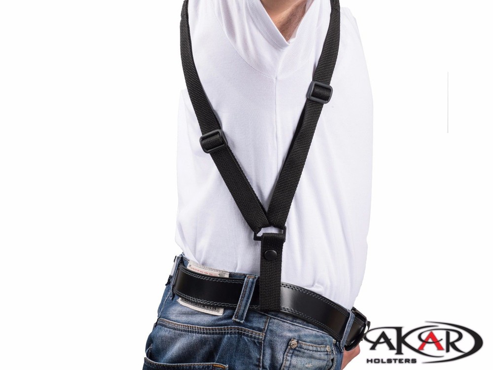 RH Vertical Shoulder Nylon Holster Fits G3C