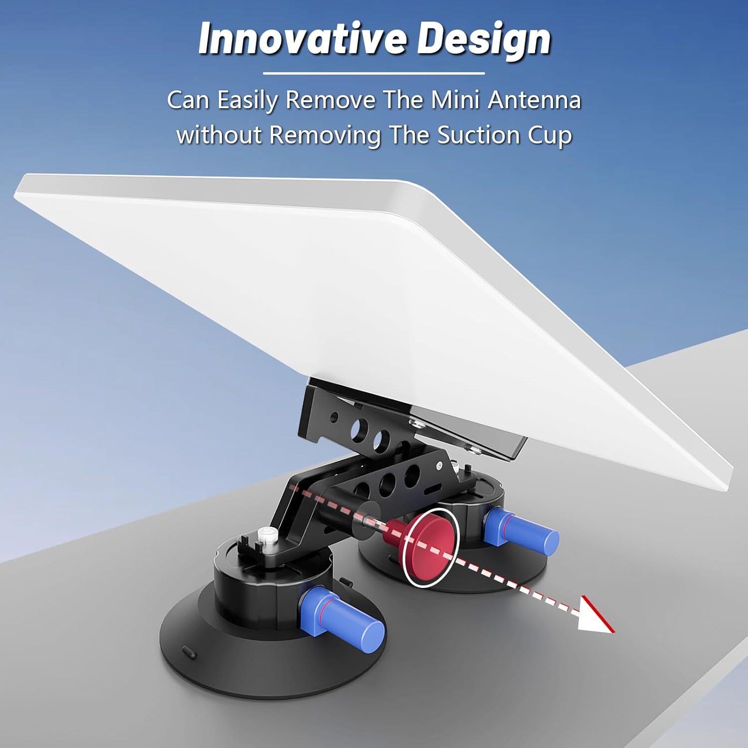 Starlink Mini Mount, Lymorexan Starlink Mini Roof Mount with 4.5" Suction Cup