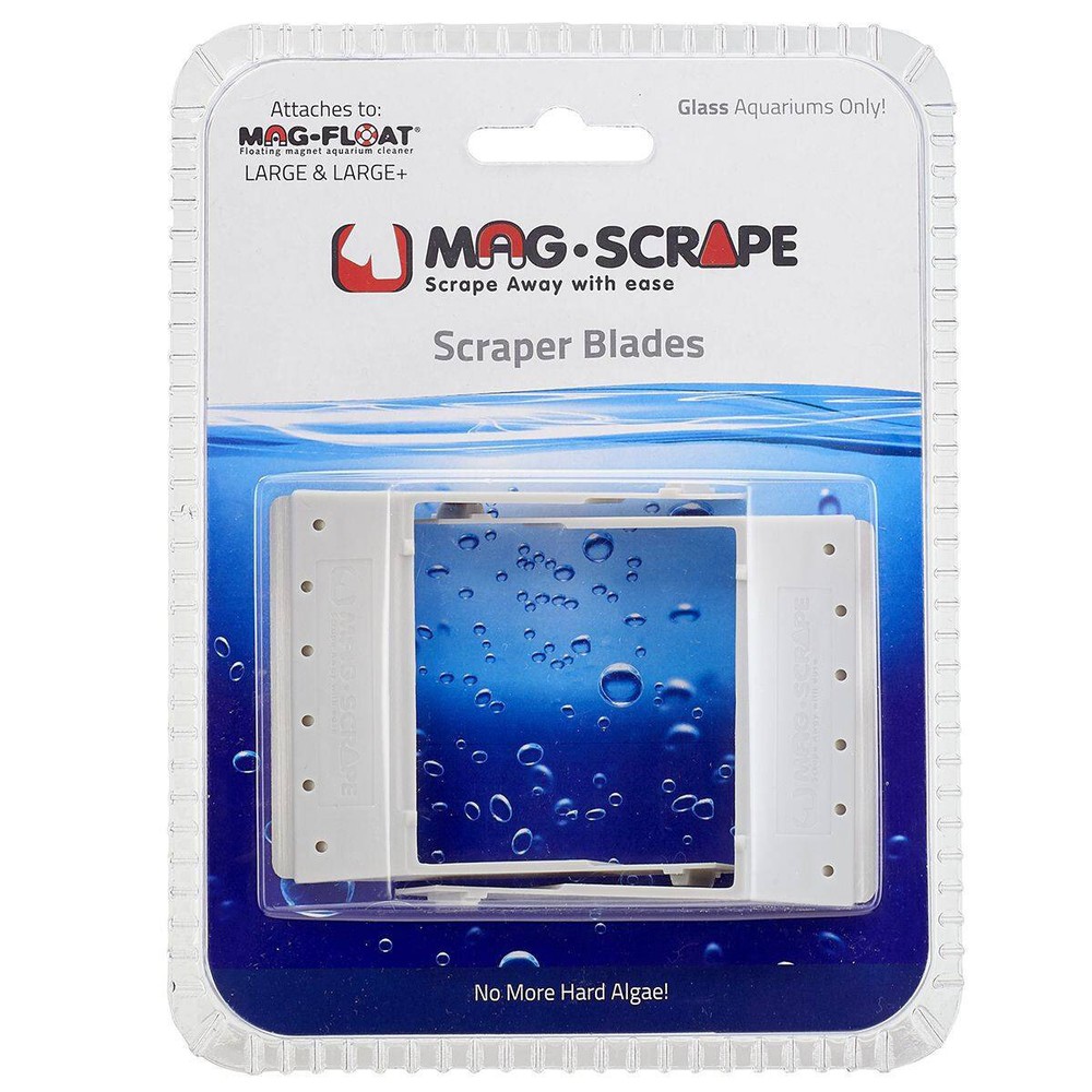 Mag-Float Glass Scraper Replacement Blades for Mag-Float Large & Large+ 2 Pack
