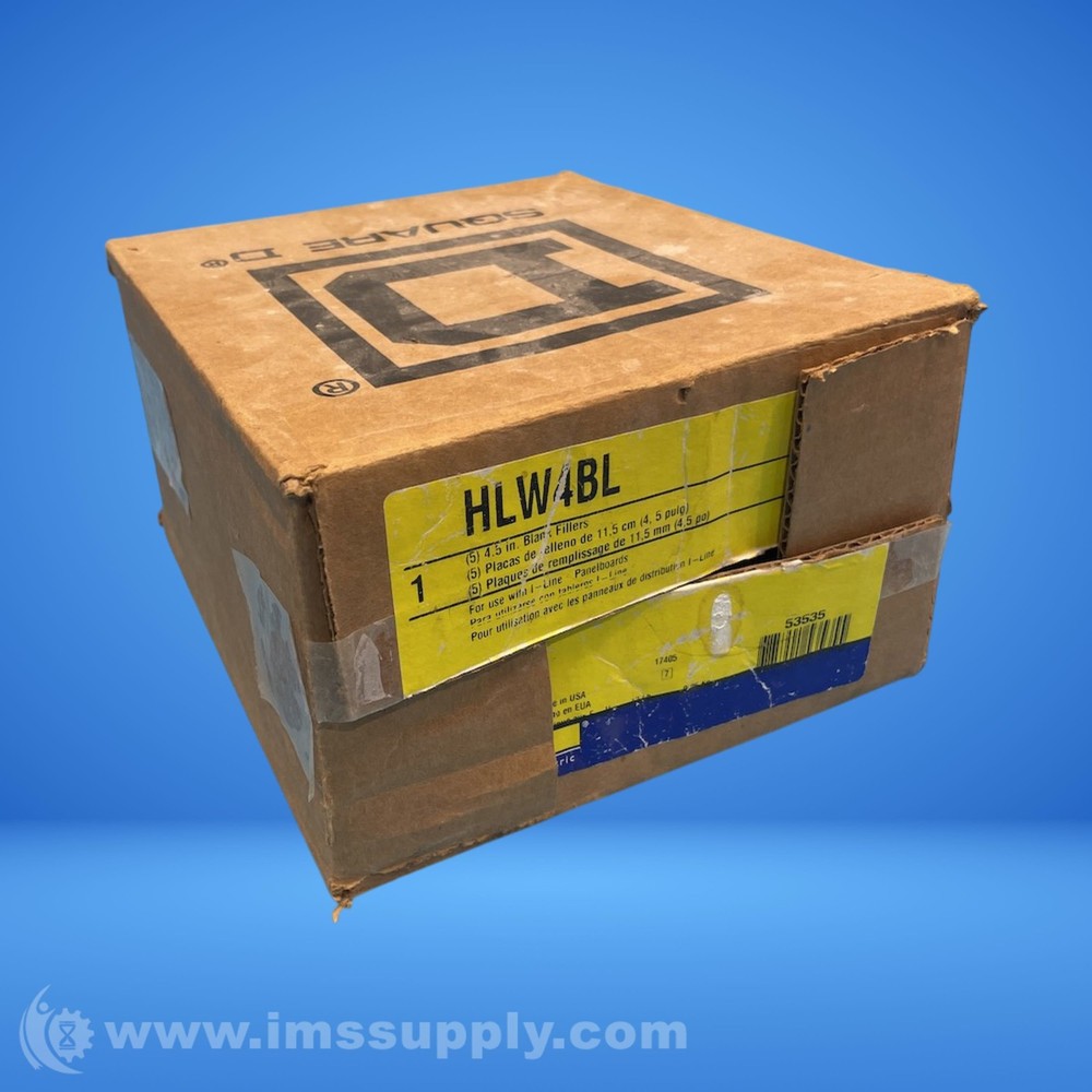 Square D HLW4BL Blank Plate FNOB