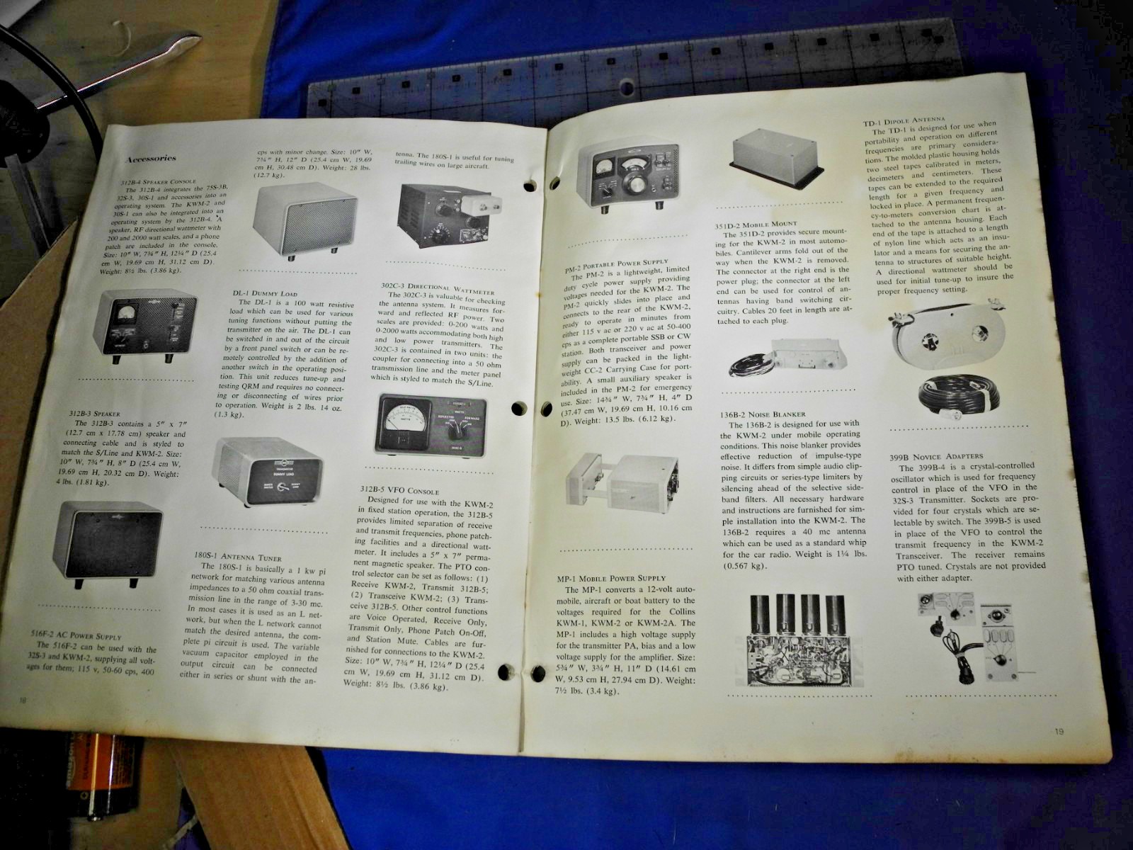 1964 Collins AMATEUR RADIO EQUIPMENT CATALOG No 32 (Free Shipping!)