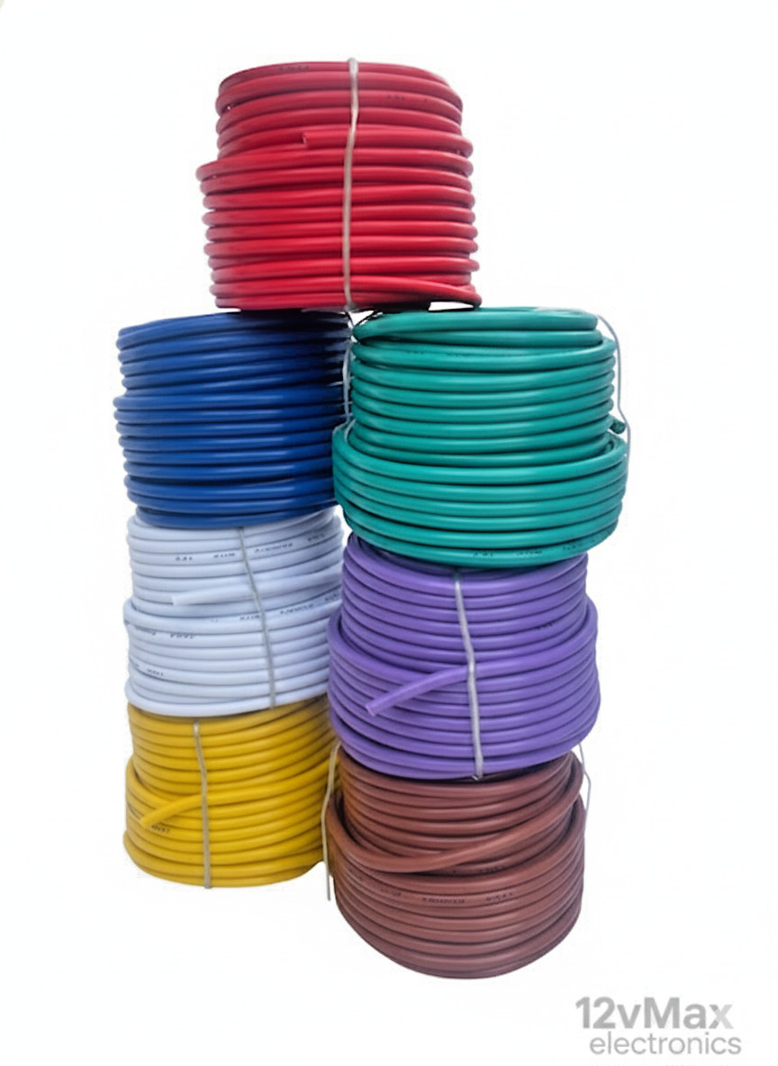 14 Gauge 7 Color Pack in 50 ft Roll (350 Feet Total) Copper Clad Aluminum CCA