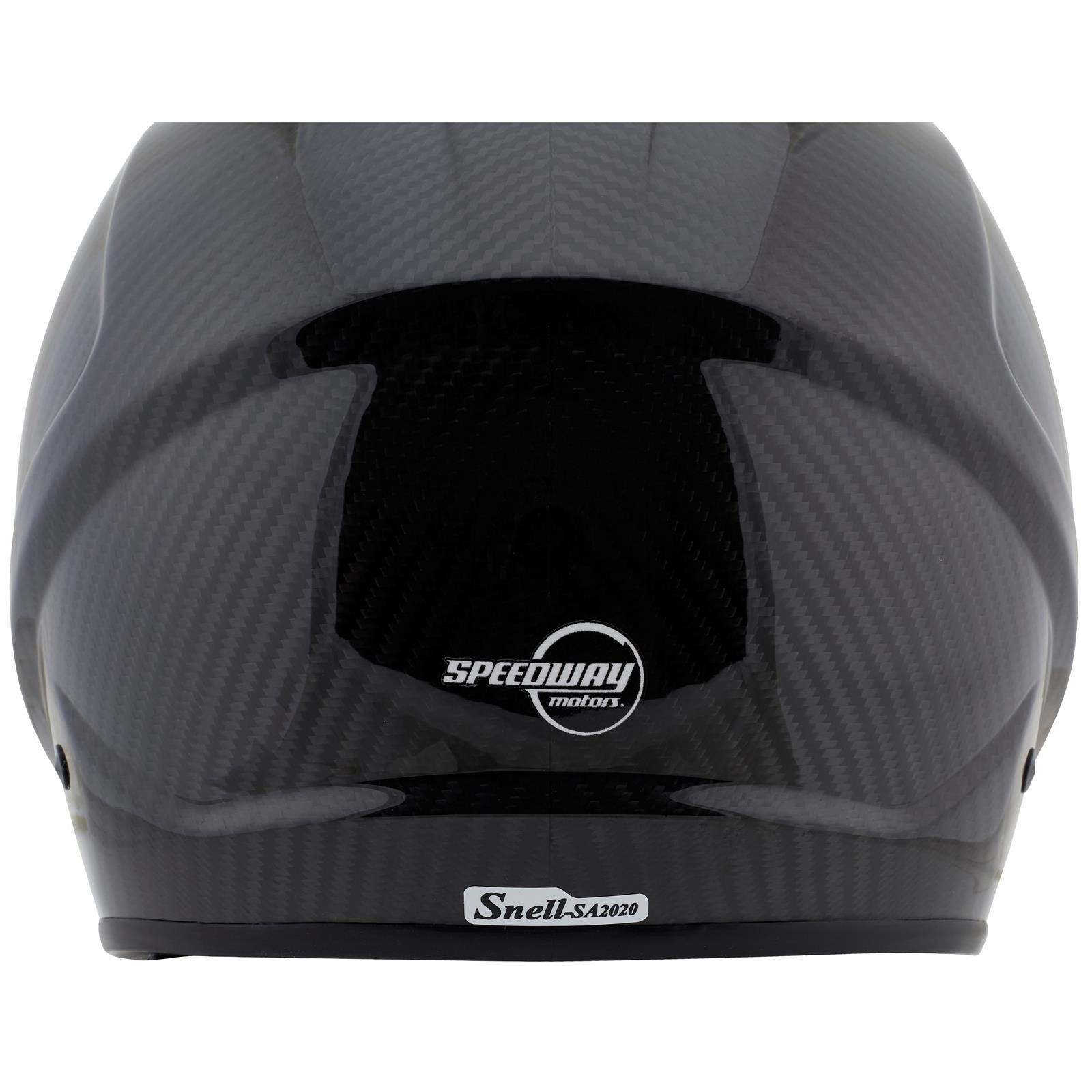 Speedway Motors SA2020 Carbon Fiber Racing Helmet