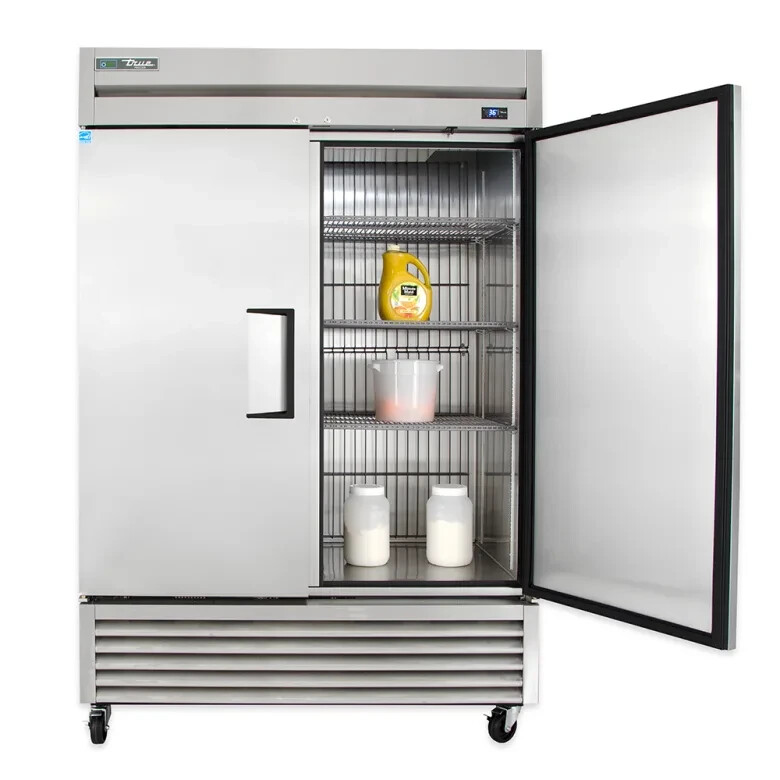 True T-49F-HC 54" Two Section Reach In Freezer, (2) Solid Doors, 115v