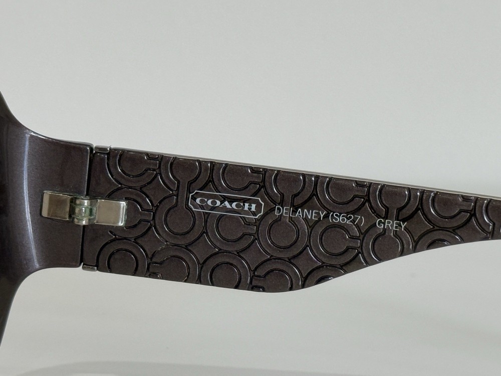Coach DELANEY S627 Square Gray Sunglasses Frame Only