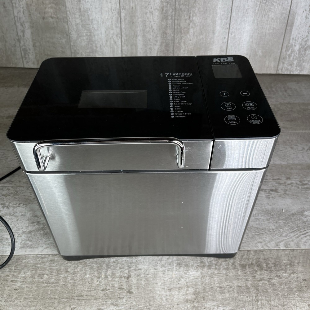 KBS MBF-010 Pro Bread Machine 2 Lb 17-in-1 Automatic Breadmaker Tested