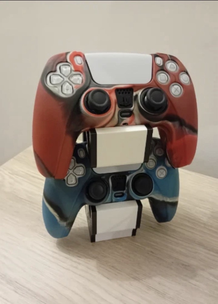 Dual Shock 2 Layer PS5 Controller Holder Gaming Display Stand Sony Play Station