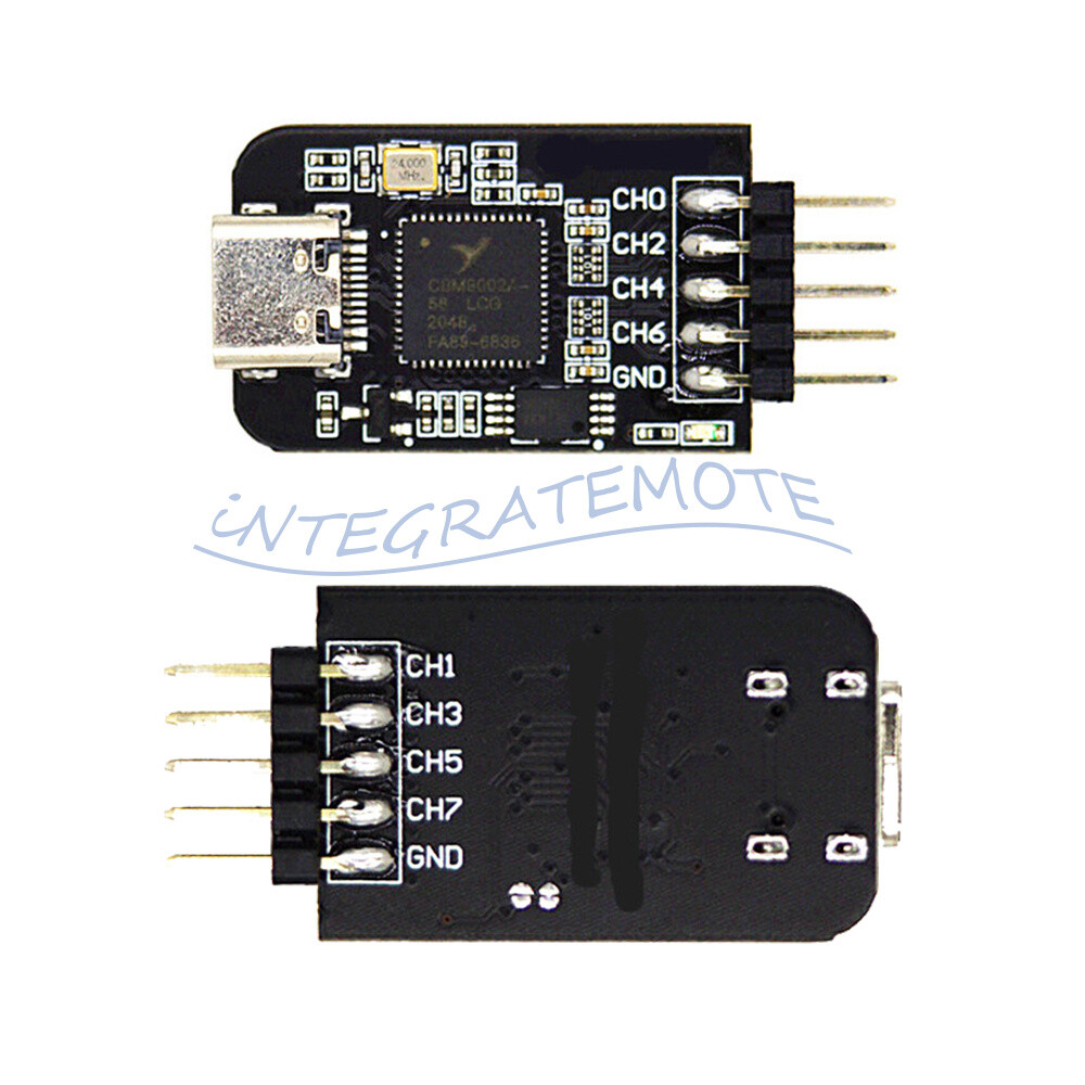 Mini Logic Analyzer Type C MCU Arm FPGA Debugging Tool 24m Sampling 8Channels-