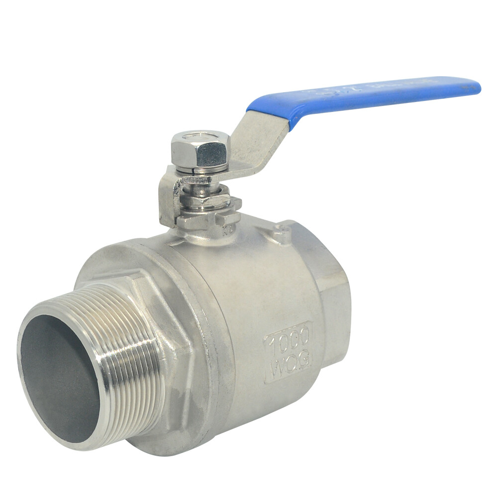US Stock 2" inch NPT threaded MALE to Female Full Port Ball Valve Stainless 304