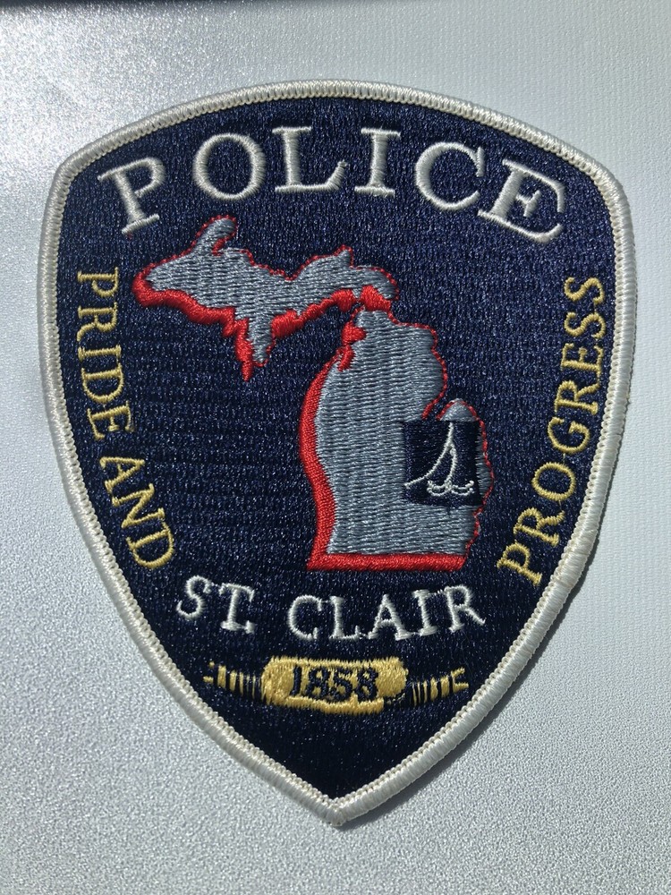 Saint Clair Michigan Police Patch ~ “Pride and Progress”