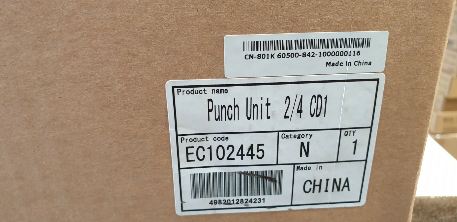 Genuine Xerox EC102445 Punch Unit 2H/4H CD1 for DP510 5D Brand New In Box SeePic