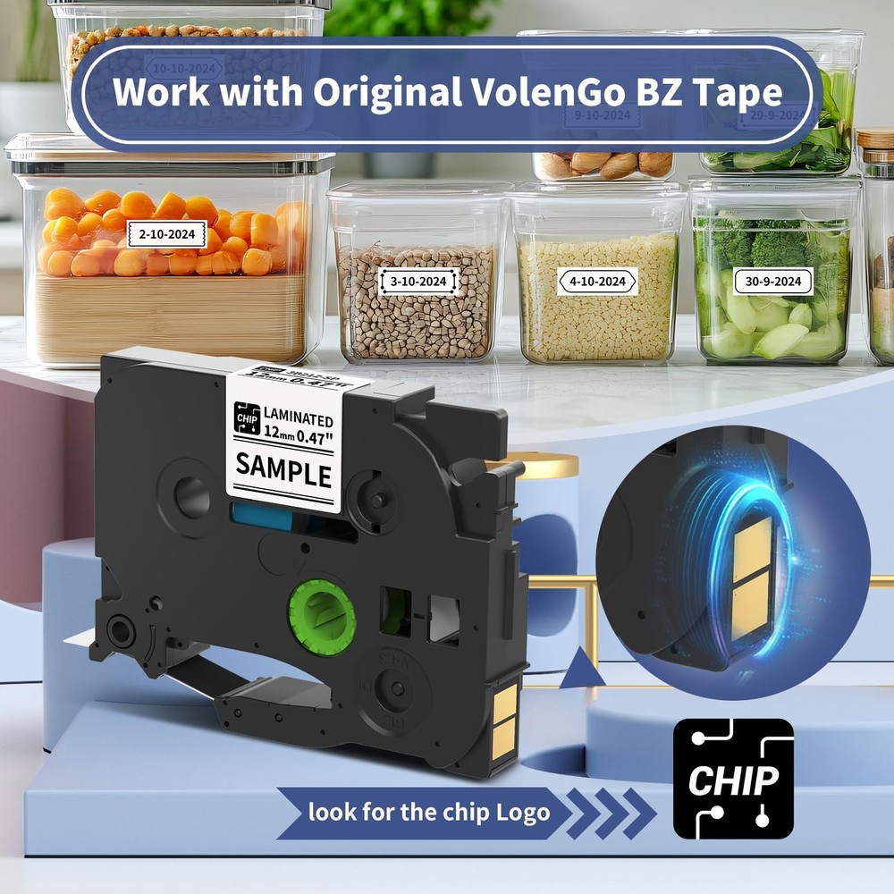 Label Maker Ptouch Label Maker Machine with-Tape Waterproof Labeler Machine w...