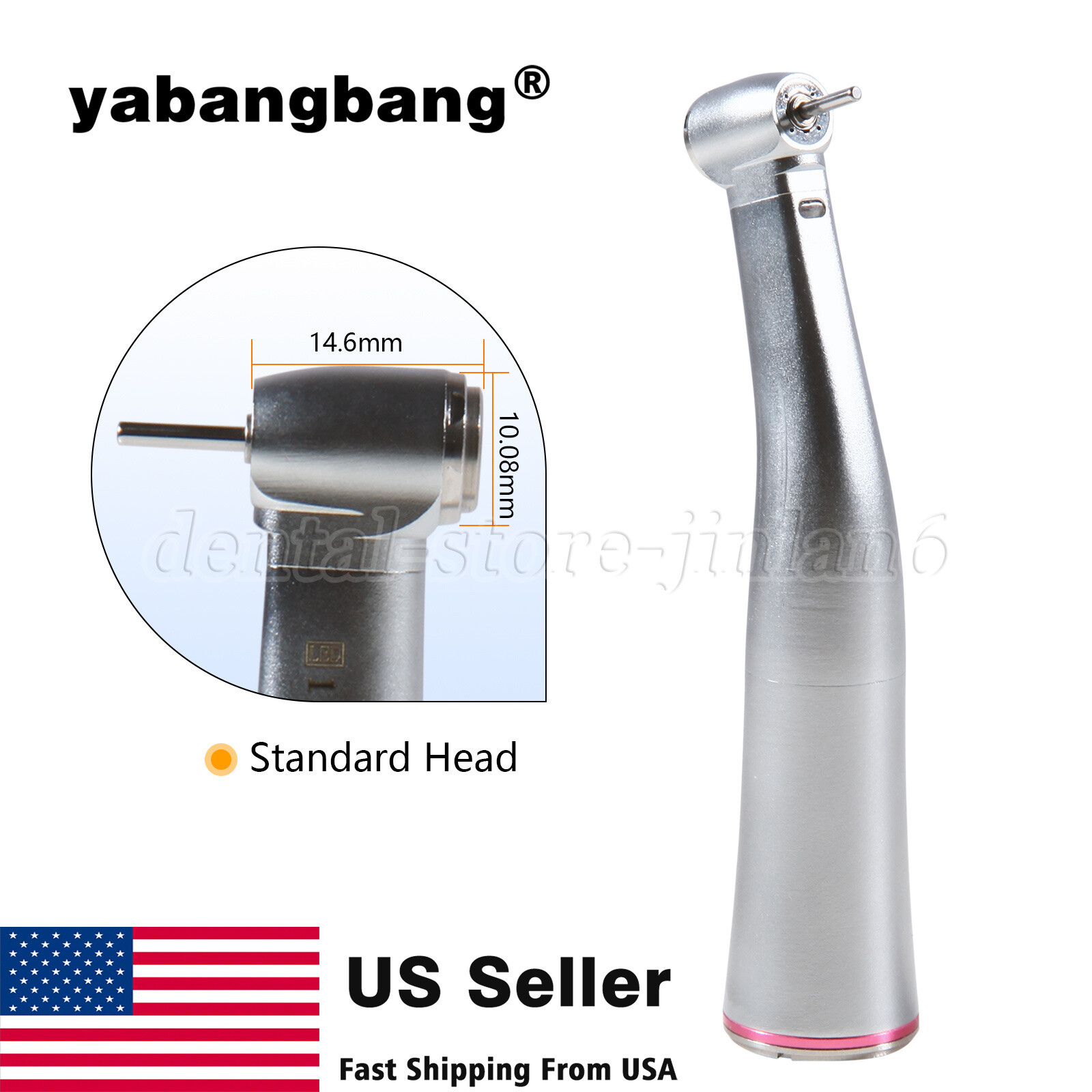 NSK Style Dental Brushless LED Electric Micro Motor 1:1 1:5 1:4.2 Handpiece USA