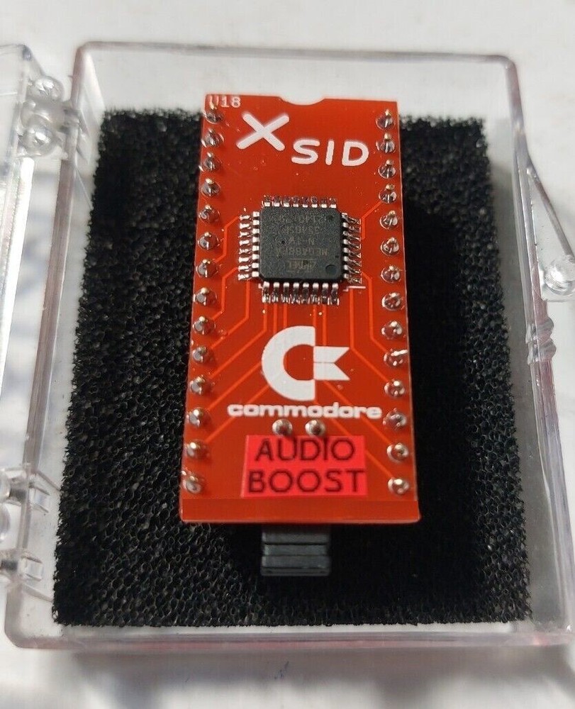 COMMODORE 64 /128 SID SWINSID CHIP SID MOS 6581 & 8580 REPLACEMENT X-SID BOOST