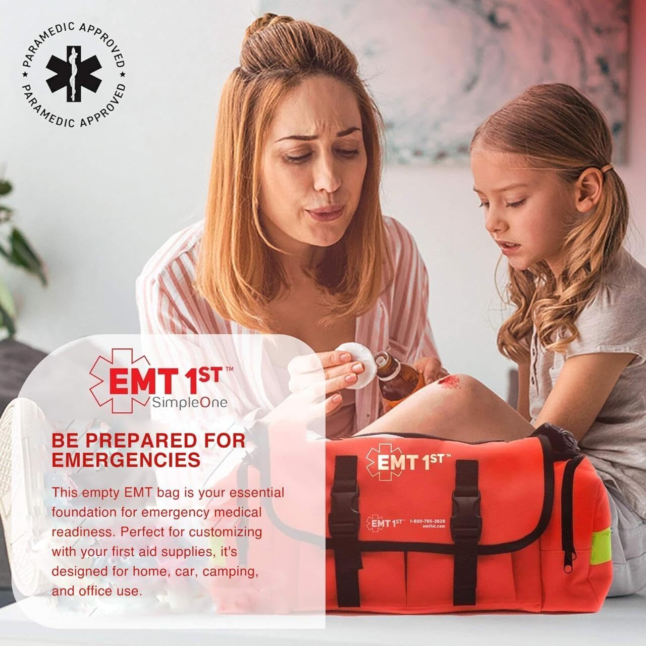 EMT 1st Emergency Responder First Aid Bag | Medical Trauma Bag EMPTY BAG ONLY