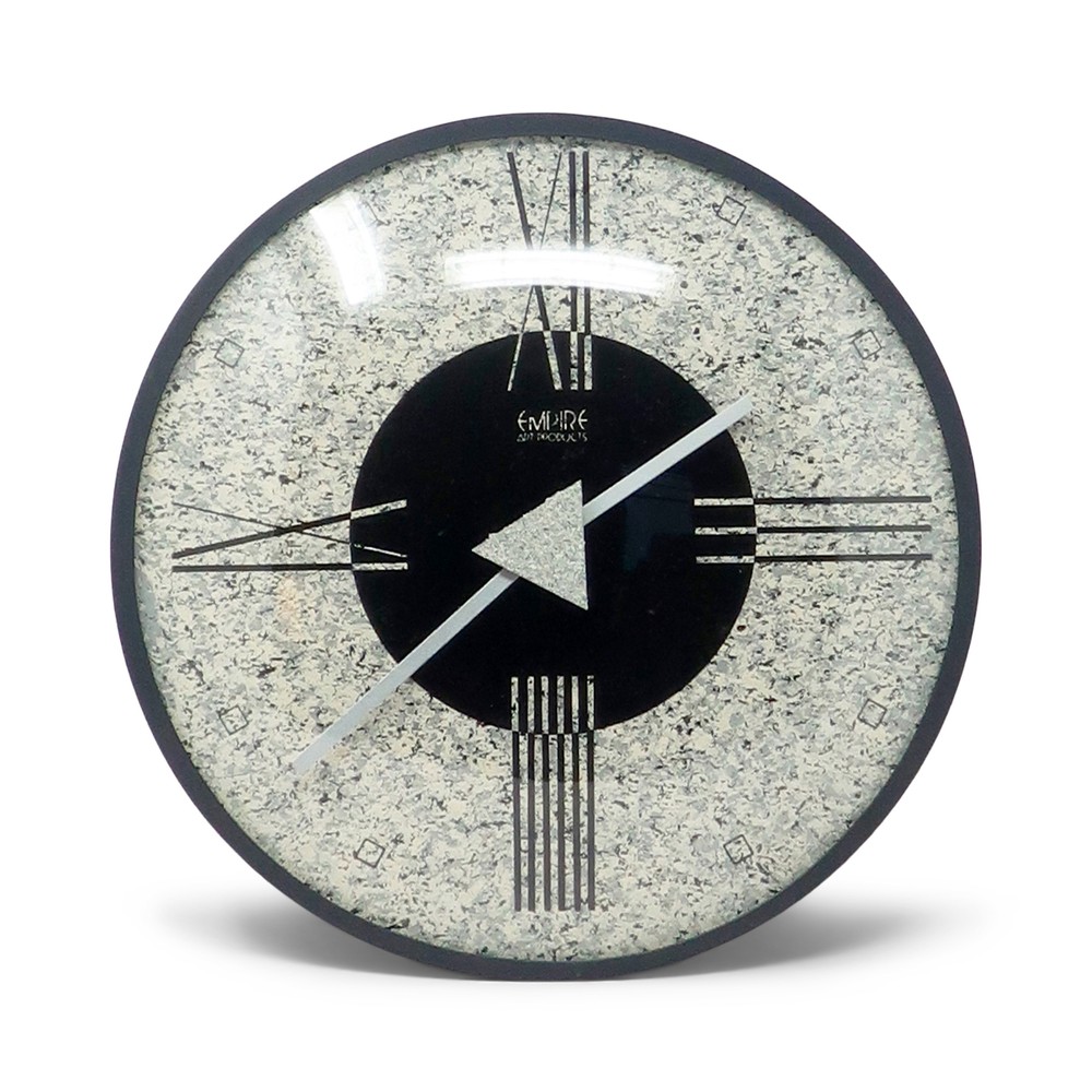 1980s Postmodern Wall Clock by Empire Arts