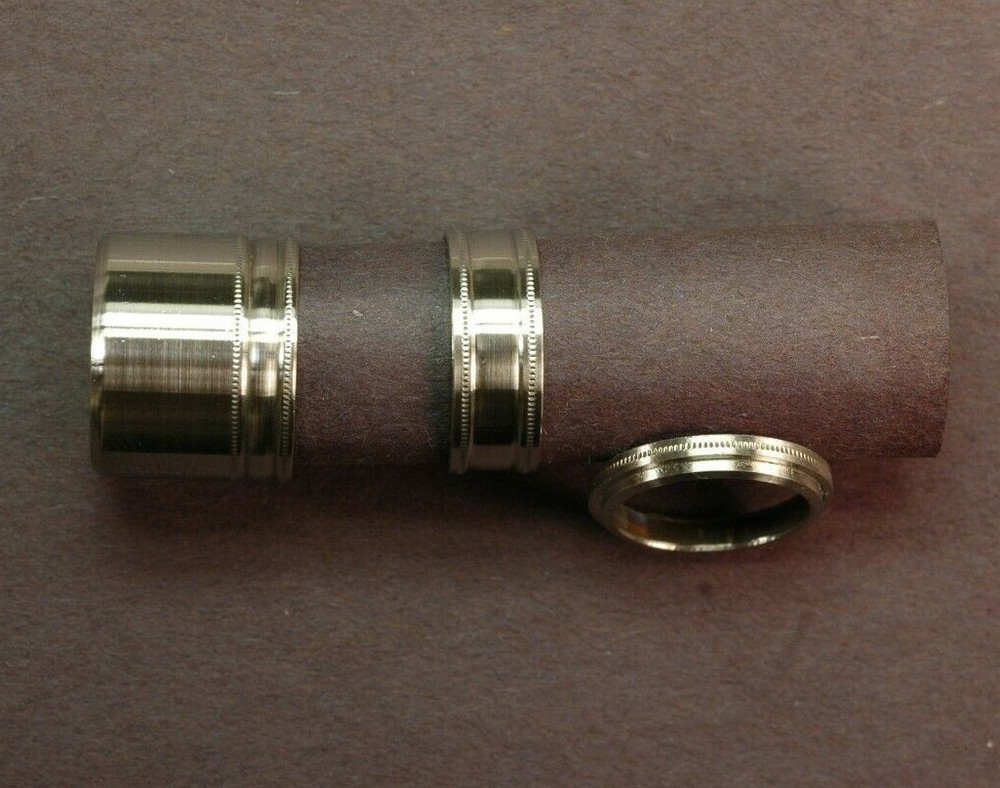 FLY ROD REEL SEAT nickel silver cap & ring hardware