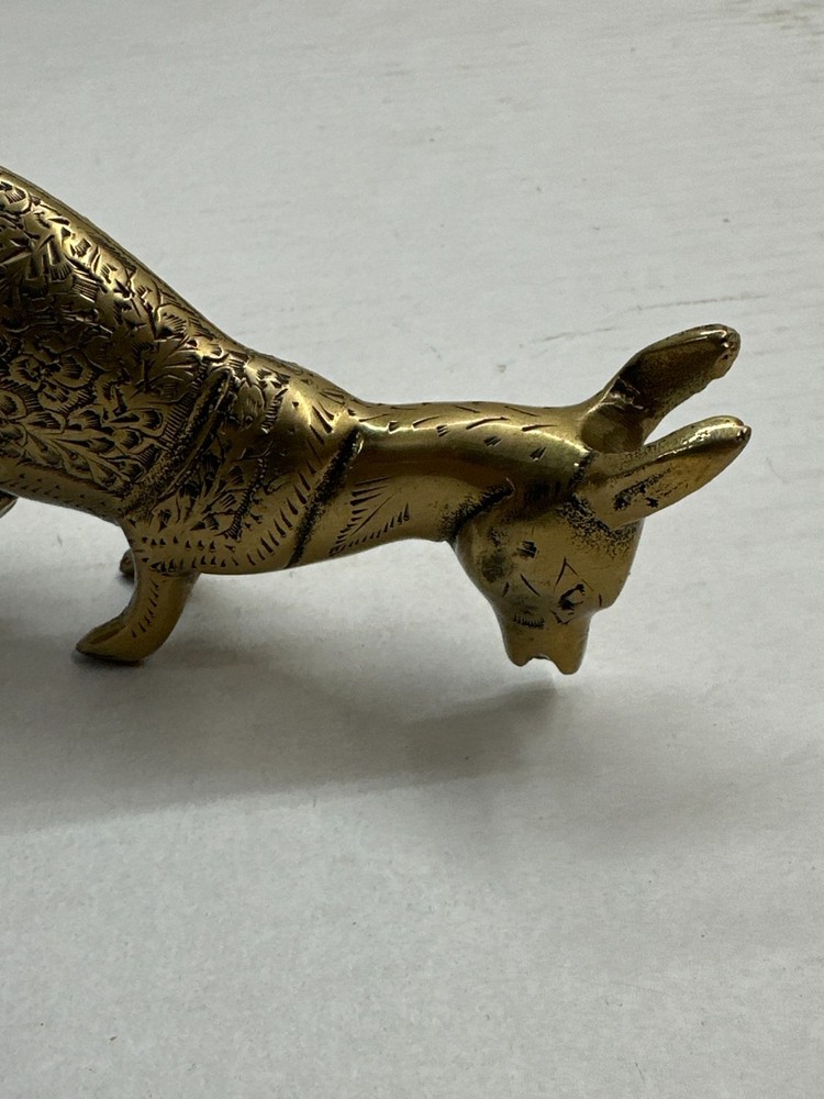 Vintage Brass Kangaroo Figure
