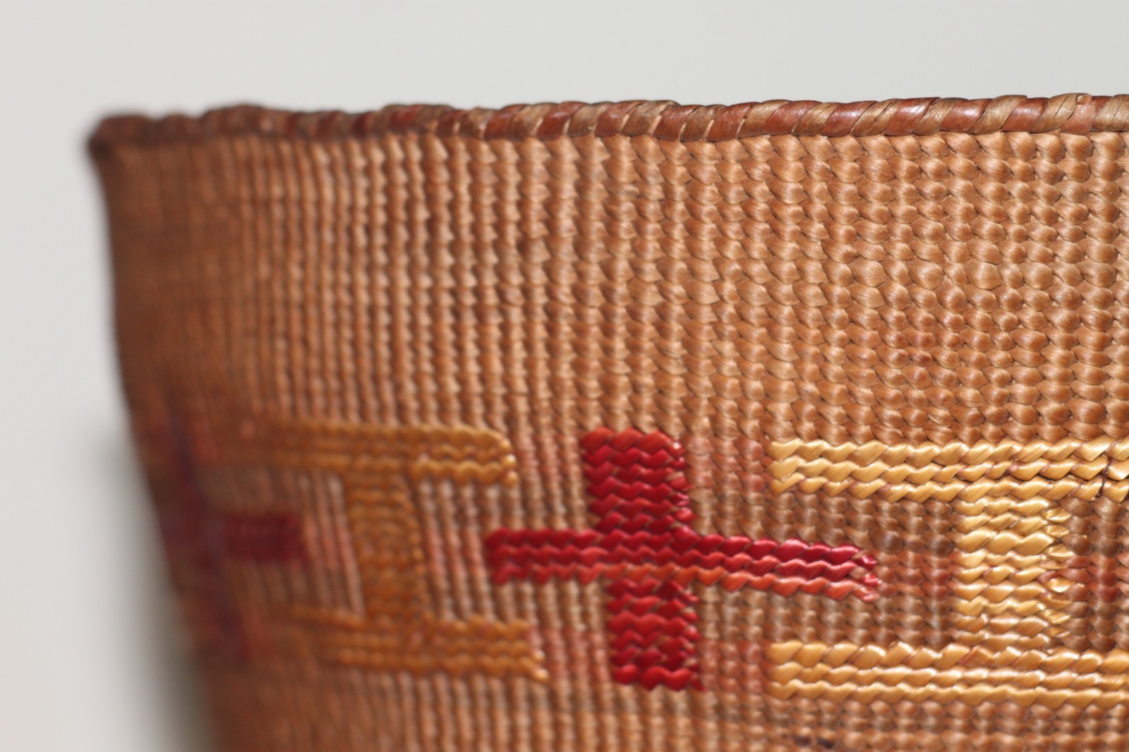 Antique Tlingit/Haida Twined Basket. Pos. Late 1800's-Early 1900's