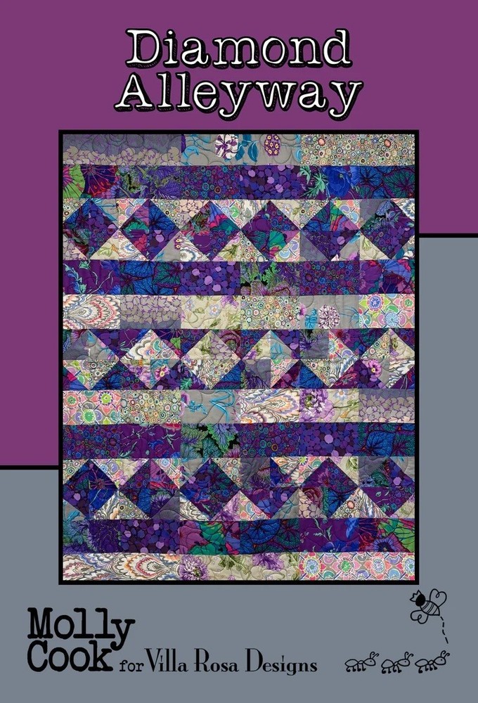 Diamond Alleyway Quilt Pattern-Fat Quarter Pattern