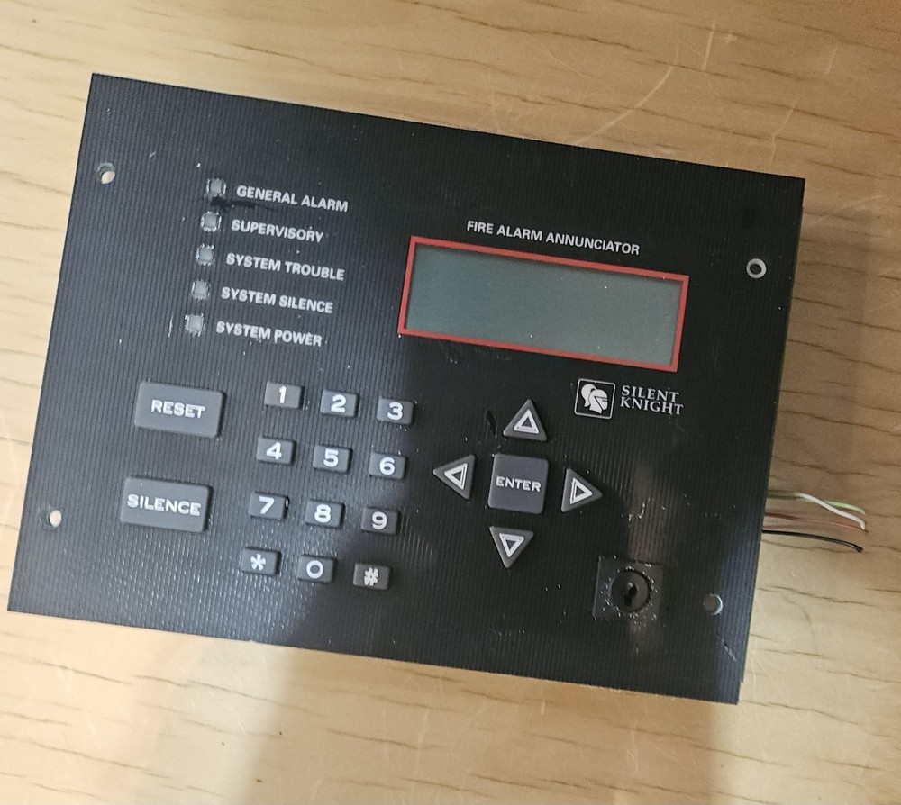 Silent Knight 5860 Remote Fire Alarm Annunciator Keypad - Pull