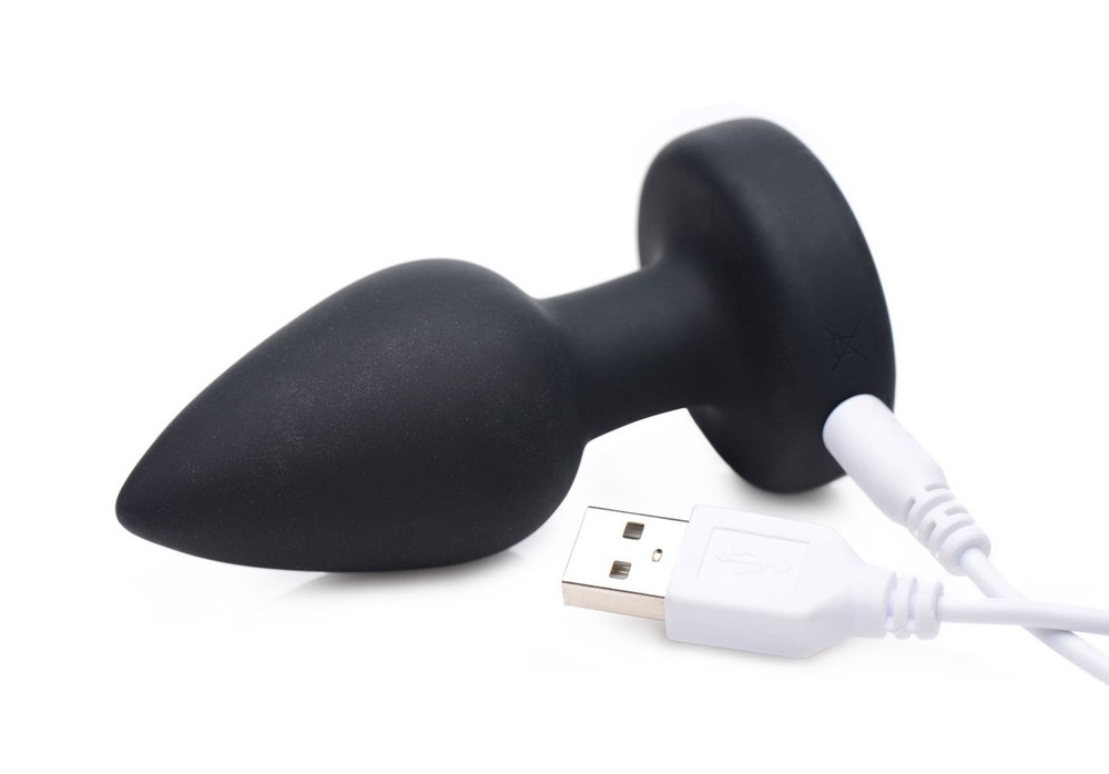 Remote Control Anal Butt Plug Vibrator Silicone 7 Modes Rechargeable