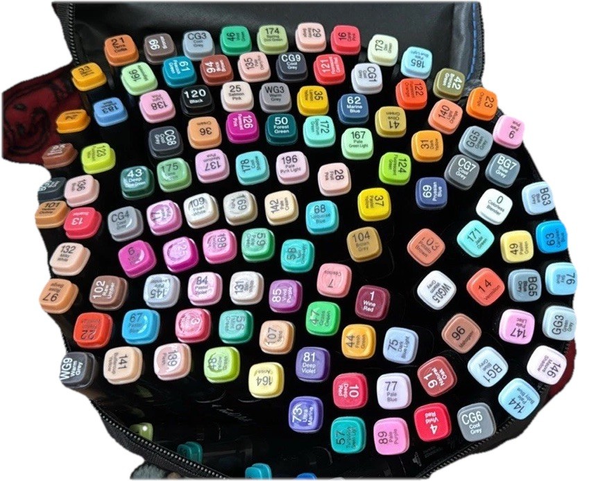 Touch 120pcs Alcohol Markers Set Multicolor Art Drawing Kit