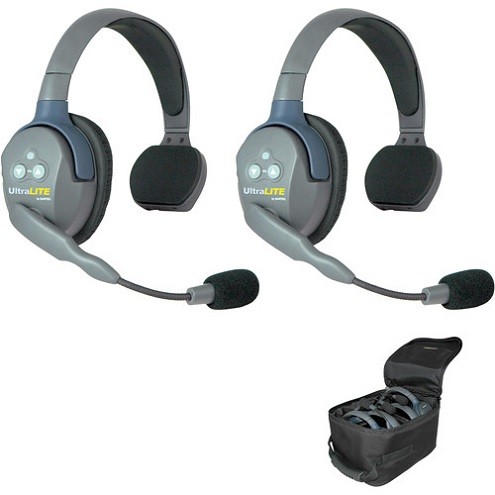 Eartec UL2S UltraLITE Full Duplex Wireless Headset Communication for 2 Users