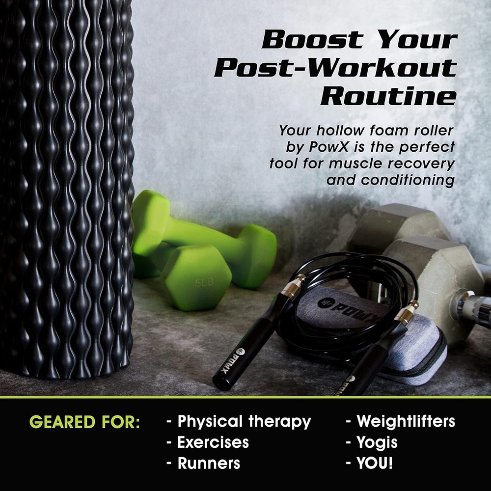 Textured Foam Rollers for Muscle Massage