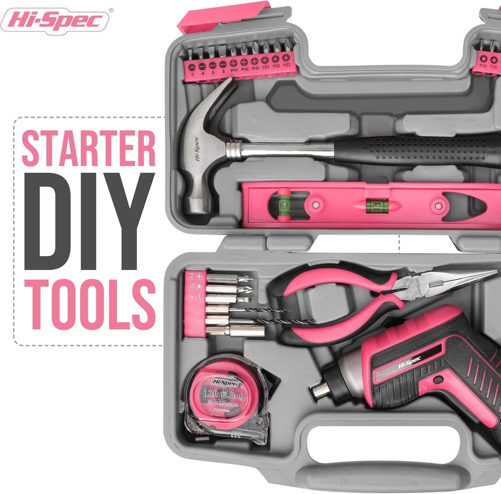35-Piece Tool Kit with 3.6V USB Small Electric Screwdriver Set