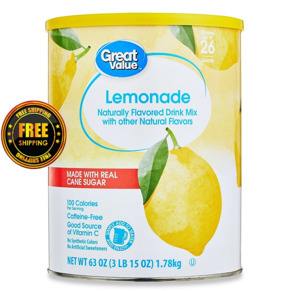 Great Value Lemonade – 26 Quarts