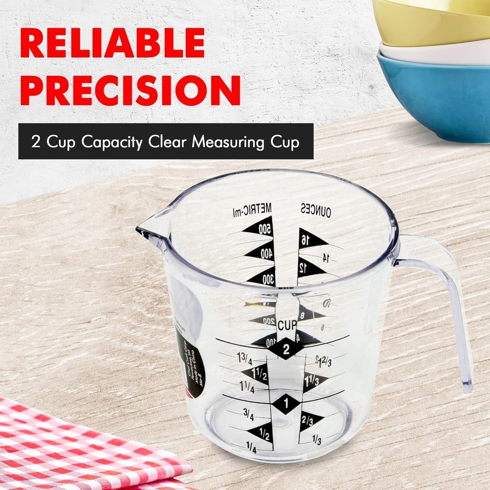 Select Plastic Measuring Cup 2 Cup Clear