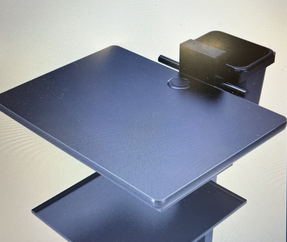 Plastic Laminate Worksurface, 27"W x 20"D, Black