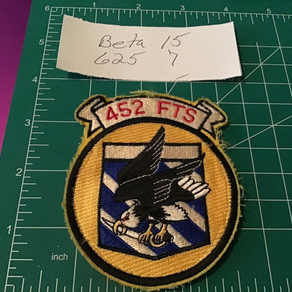 VTG US Air Force-452th FTS Squadron Patch 3 1/2"